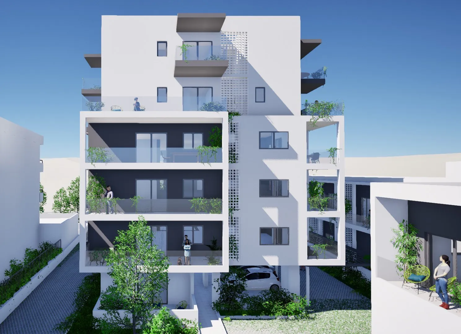 Chalandri Court Residences dış cephe